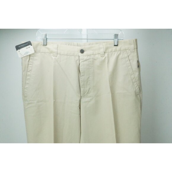 Burberry Beige Khaki Brown 100% Cotton Mens Pants Trousers Sz 54 EU NEW